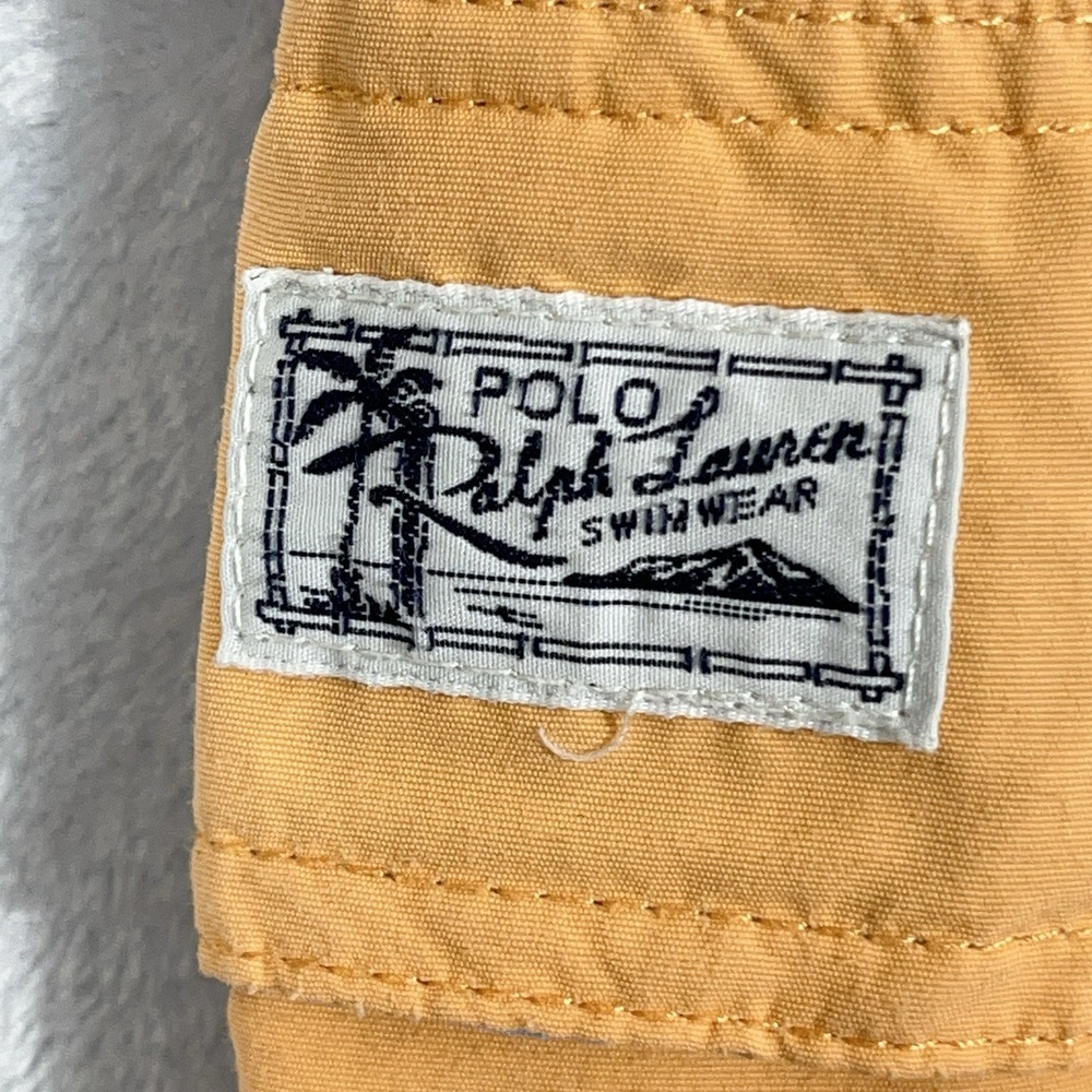 Polo Ralph Lauren Swim Trunks Mens‎ L Orange Lined Bathing Suit Pockets Preppy - Picture 3 of 13